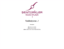 Tablet Screenshot of isuzu.senturkler.com.tr